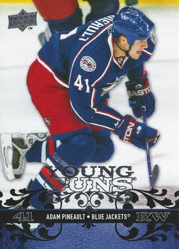 #206 Adam Pineault - Columbus Blue Jackets - 2008-09 Upper Deck Hockey