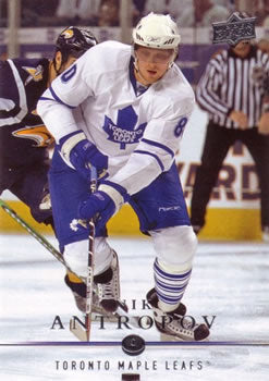 #20 Nik Antropov - Toronto Maple Leafs - 2008-09 Upper Deck Hockey