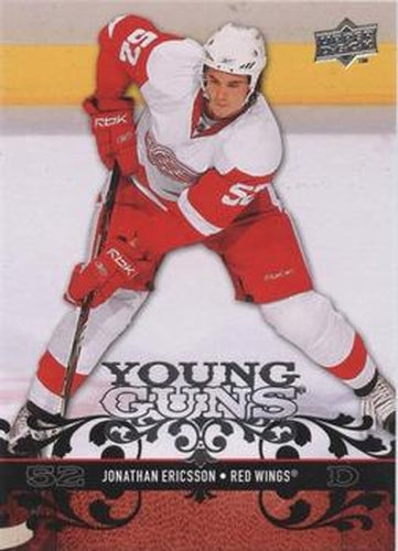 #212 Jonathan Ericsson - Detroit Red Wings - 2008-09 Upper Deck Hockey