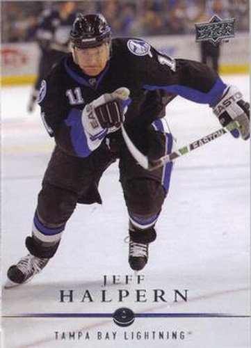 #26 Jeff Halpern - Tampa Bay Lightning - 2008-09 Upper Deck Hockey