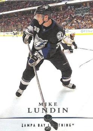 #27 Mike Lundin - Tampa Bay Lightning - 2008-09 Upper Deck Hockey