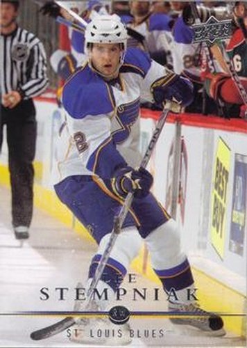 #28 Lee Stempniak - St. Louis Blues - 2008-09 Upper Deck Hockey