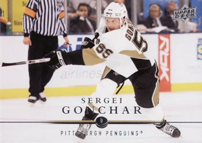 #47 Sergei Gonchar - Pittsburgh Penguins - 2008-09 Upper Deck Hockey
