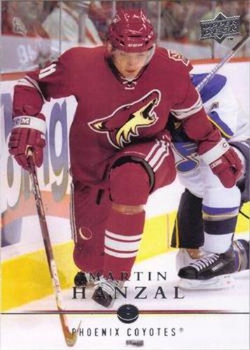 #52 Martin Hanzal - Phoenix Coyotes - 2008-09 Upper Deck Hockey