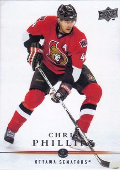 #63 Chris Phillips - Ottawa Senators - 2008-09 Upper Deck Hockey