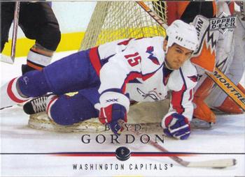 #6 Boyd Gordon - Washington Capitals - 2008-09 Upper Deck Hockey