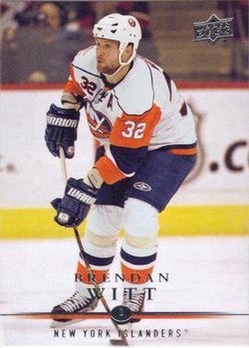 #79 Brendan Witt - New York Islanders - 2008-09 Upper Deck Hockey