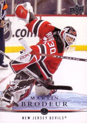 #81 Martin Brodeur - New Jersey Devils - 2008-09 Upper Deck Hockey
