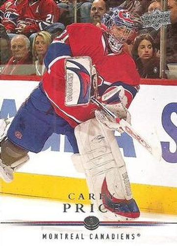 #95 Carey Price - Montreal Canadiens - 2008-09 Upper Deck Hockey