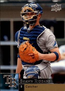 #899 Shawn Riggans - Tampa Bay Rays - 2009 Upper Deck Baseball