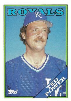 #89T Ted Power - Kansas City Royals - 1988 Topps Traded Baseball