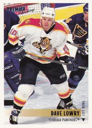 #89 Dave Lowry - Florida Panthers - 1994-95 O-Pee-Chee Premier Hockey