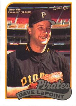 #89 Dave LaPoint - New York Yankees - 1989 O-Pee-Chee Baseball