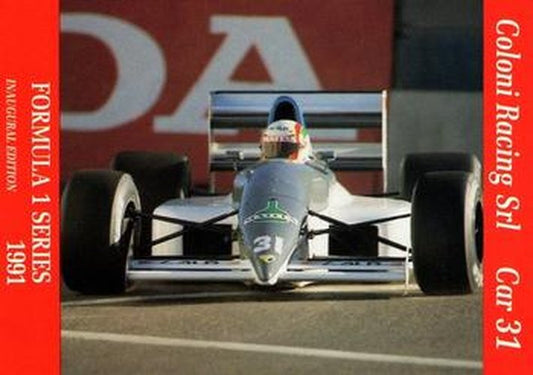 #89 Pedro Matos Chaves - Coloni SpA - 1991 Carms Formula 1 Racing
