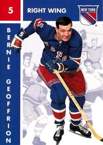 #89 Bernie Geoffrion - New York Rangers - 1995-96 Parkhurst 1966-67 Hockey
