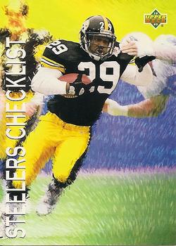 #89 Steelers Checklist - Pittsburgh Steelers - 1993 Upper Deck Football