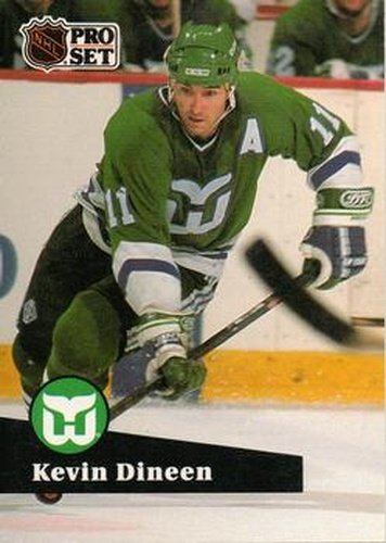 #89 Kevin Dineen - 1991-92 Pro Set Hockey