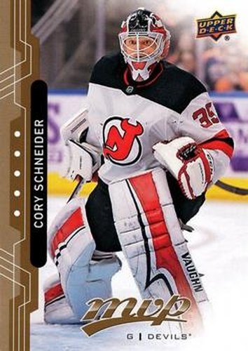 #89 Cory Schneider - New Jersey Devils - 2018-19 Upper Deck MVP Hockey