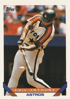 #89 Eric Anthony - Houston Astros - 1993 Topps Baseball