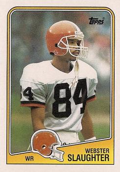 #89 Webster Slaughter - Cleveland Browns - 1988 Topps Football