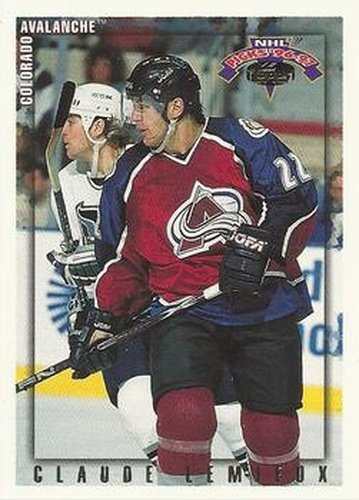 #89 Claude Lemieux - Colorado Avalanche - 1996-97 Topps NHL Picks Hockey