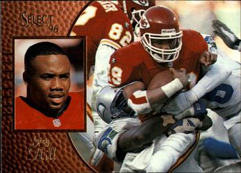 #89 Greg Hill - Kansas City Chiefs - 1996 Select Football