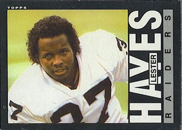 #289 Lester Hayes - Los Angeles Raiders - 1985 Topps Football