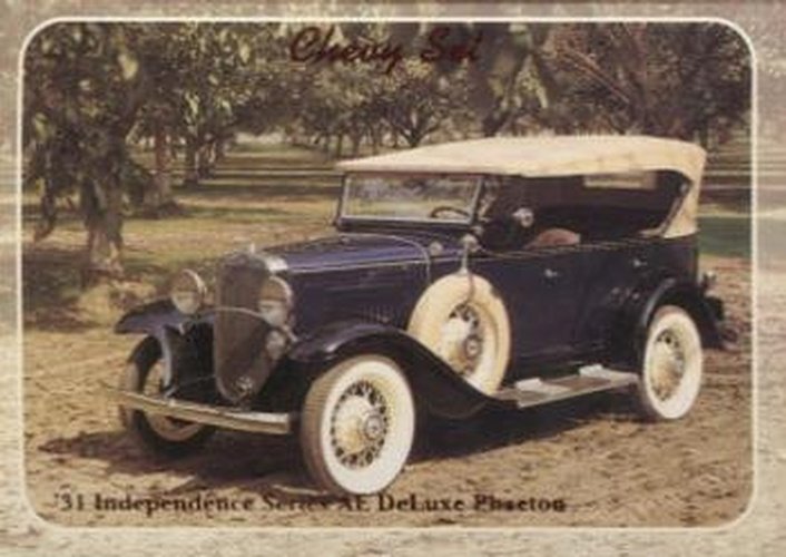 #89 31 Independence Series AE DeLuxe Phaeton - 1992 Collect-A-Card Chevy