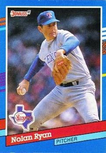 #89 Nolan Ryan - Texas Rangers - 1991 Donruss Baseball