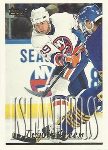 #89 Travis Green - New York Islanders - 1995-96 Topps Hockey
