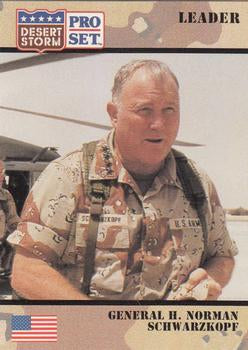 #89 General H. Norman Schwarzkopf - 1991 Pro Set Desert Storm