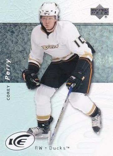 #89 Corey Perry - Anaheim Ducks - 2007-08 Upper Deck Ice Hockey
