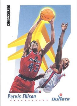 #289 Pervis Ellison - Washington Bullets - 1991-92 SkyBox Basketball