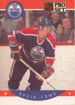 #89 Kevin Lowe - Edmonton Oilers - 1990-91 Pro Set Hockey