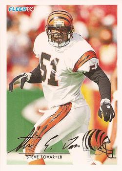 #89 Steve Tovar - Cincinnati Bengals - 1994 Fleer Football