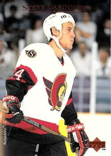 #89 Steve Larouche - Ottawa Senators - 1995-96 Upper Deck Hockey
