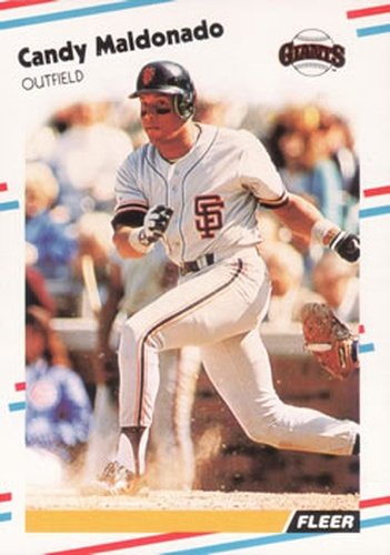 #89 Candy Maldonado - San Francisco Giants - 1988 Fleer Baseball