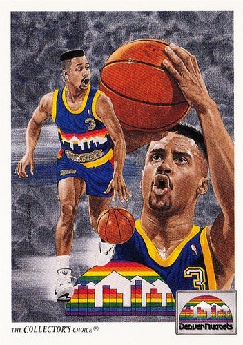 #89 Chris Jackson - Denver Nuggets - 1991-92 Upper Deck Basketball