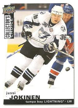 #89 Jussi Jokinen - Tampa Bay Lightning - 2008-09 Collector's Choice Hockey