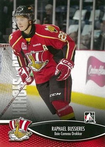 #89 Raphael Bussieres - Baie-Comeau Drakkar - 2012-13 In The Game Heroes and Prospects Hockey