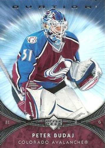#89 Peter Budaj - Peter Budaj - 2007-08 Upper Deck Ovation Hockey