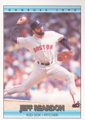 #89 Jeff Reardon - Boston Red Sox - 1992 Donruss Baseball