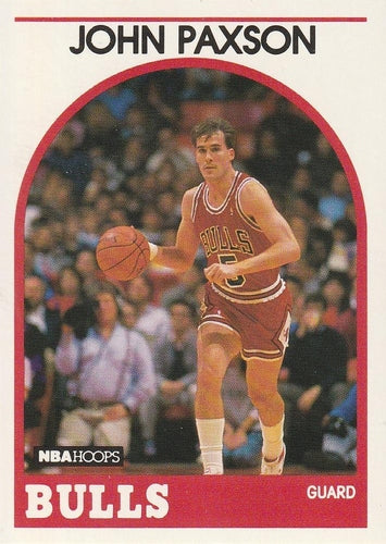 #89 John Paxson - Chicago Bulls - 1989-90 Hoops Basketball