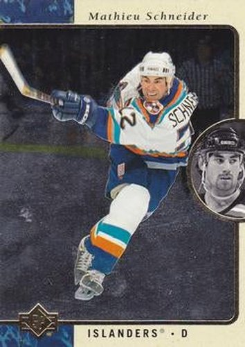 #89 Mathieu Schneider - New York Islanders - 1995-96 SP Hockey
