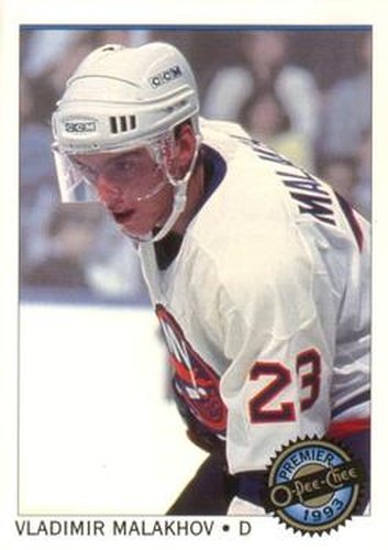 #89 Vladimir Malakhov - New York Islanders - 1992-93 O-Pee-Chee Premier Hockey