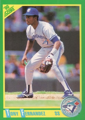 #89 Tony Fernandez - Toronto Blue Jays - 1990 Score Baseball