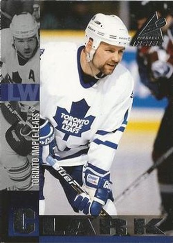 #89 Wendel Clark - Toronto Maple Leafs - 1997-98 Pinnacle Inside Hockey