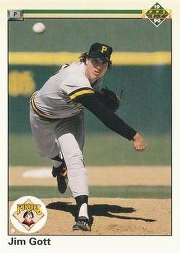 #89 Jim Gott - Pittsburgh Pirates - 1990 Upper Deck Baseball