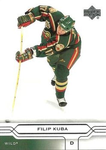 #89 Filip Kuba - Minnesota Wild - 2004-05 Upper Deck Hockey