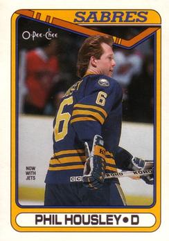 #89 Phil Housley - Winnipeg Jets - 1990-91 O-Pee-Chee Hockey